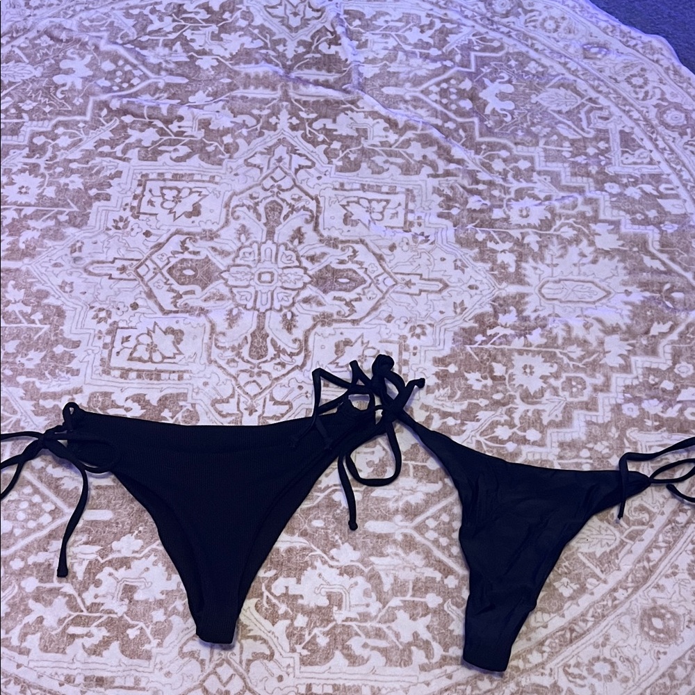 Source Unknown Black Bikini Set